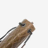 MEDIUM Aged calfskin EASY FLAP BAG