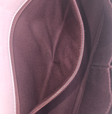 medium iridescent lambskin single flap