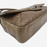 MEDIUM Aged calfskin EASY FLAP BAG