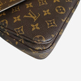 Monogram Canvas Pochette Metis