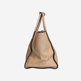 Beige Twin Pocket Tote