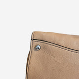 Beige Twin Pocket Tote