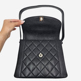 Sort caviar Diana Shoulder bag