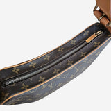 MONOGRAM CANVAS CROISSANT MM