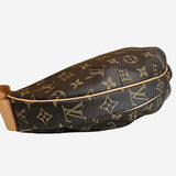 MONOGRAM CANVAS CROISSANT MM