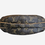 MONOGRAM CANVAS CROISSANT MM