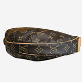 MONOGRAM CANVAS CROISSANT MM