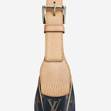 MONOGRAM CANVAS CROISSANT MM