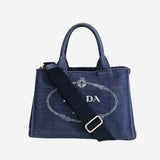 Mørkeblå Denim Canapa Tote Small