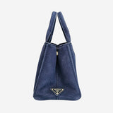 Mørkeblå Denim Canapa Tote Small