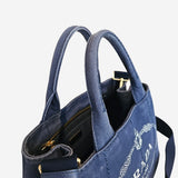 Mørkeblå Denim Canapa Tote Small