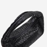 MEDIUM Fleur-de-lis EMBOSSED VENETA HOBO