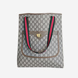 DIAMANTE GG PLUS CANVAS TOTE