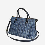 Denim 2-way handbag