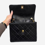 VINTAGE SQUARE FLAP BAG