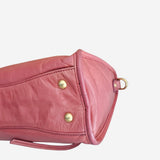 Gammel rosa Satchel Vitello 2-way