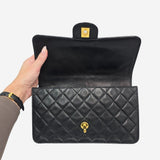 VINTAGE GOLD CHAIN MEDIUM SINGLE FLAP