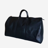 Sort Epi læder Keepall 50