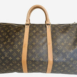 MONOGRAM CANVAS KEEPALL 55 BANDOULIERE