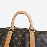 MONOGRAM CANVAS KEEPALL 55 BANDOULIERE