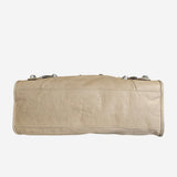 Beige Giant Hardware City Bag