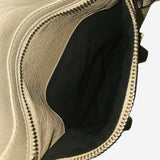 Beige Giant Hardware City Bag