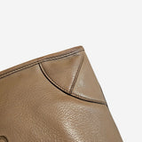 Beige 2-way handbag