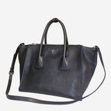 Mørkebrun Twin Pocket Tote