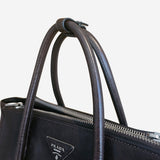 Mørkebrun Twin Pocket Tote