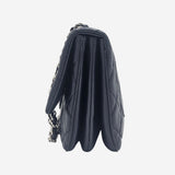NAVY ACCORDION FLAP