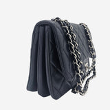 NAVY ACCORDION FLAP