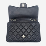 NAVY ACCORDION FLAP