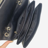 NAVY ACCORDION FLAP