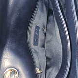 NAVY ACCORDION FLAP