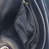 NAVY ACCORDION FLAP