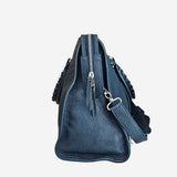 Navy metalic edge City bag