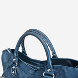 Navy metalic edge City bag