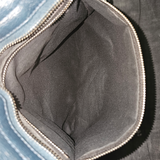 Navy metalic edge City bag