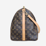 MONOGRAM CANVAS KEEPALL 55 BANDOULIERE
