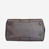 Brun Stitched Twin Pocket Tote