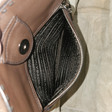 Brun Stitched Twin Pocket Tote