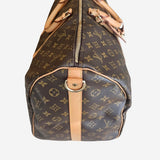 MONOGRAM CANVAS KEEPALL 55 BANDOULIERE