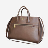 Brun Vitello Daino Tote