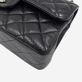 CAVIAR SMALL CLASSIC DOUBLE FLAP