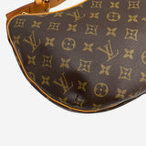 MONOGRAM CANVAS CROISSANT MM