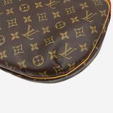 MONOGRAM CANVAS CROISSANT MM