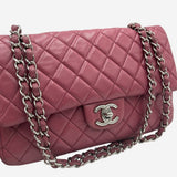 ROSE FONCE CLASSIC DOUBLE FLAP MEDIUM