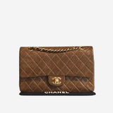 SUEDE CAVIAR CLASSIC DOUBLE FLAP MEDIUM