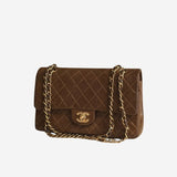 SUEDE CAVIAR CLASSIC DOUBLE FLAP MEDIUM