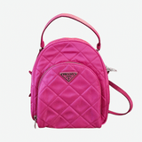 fuchsia nylon rygsæk